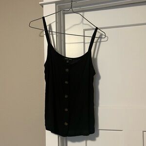 Moa Moa Black Buttoned Camisole
